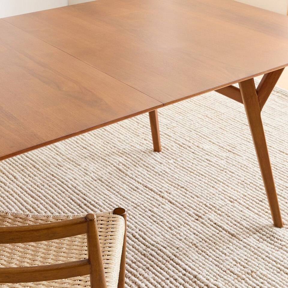 Mid-Century Modern Extendable Dining Table (99 cm - 234 cm) | West Elm UK